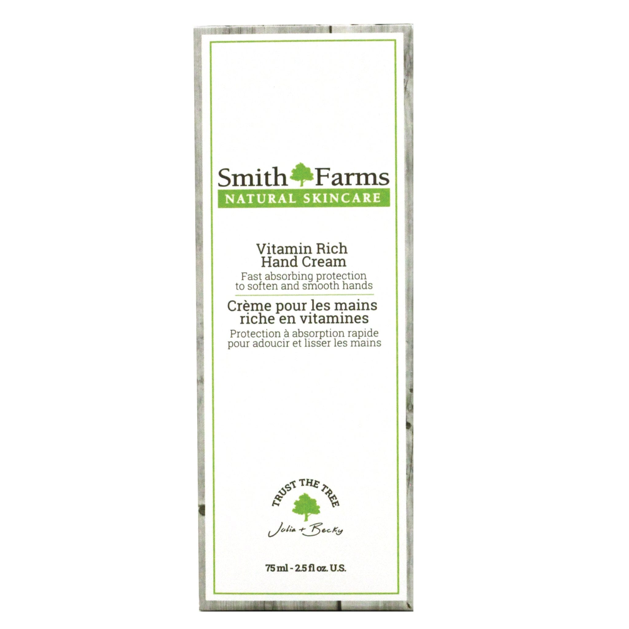 Smith Farms - Vitamin Rich Hand Cream - Box Front