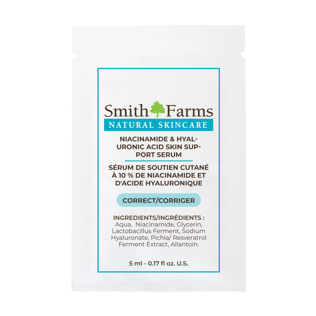 Niacinamide and Hyaluronic Acid Skin Support Serum Sample