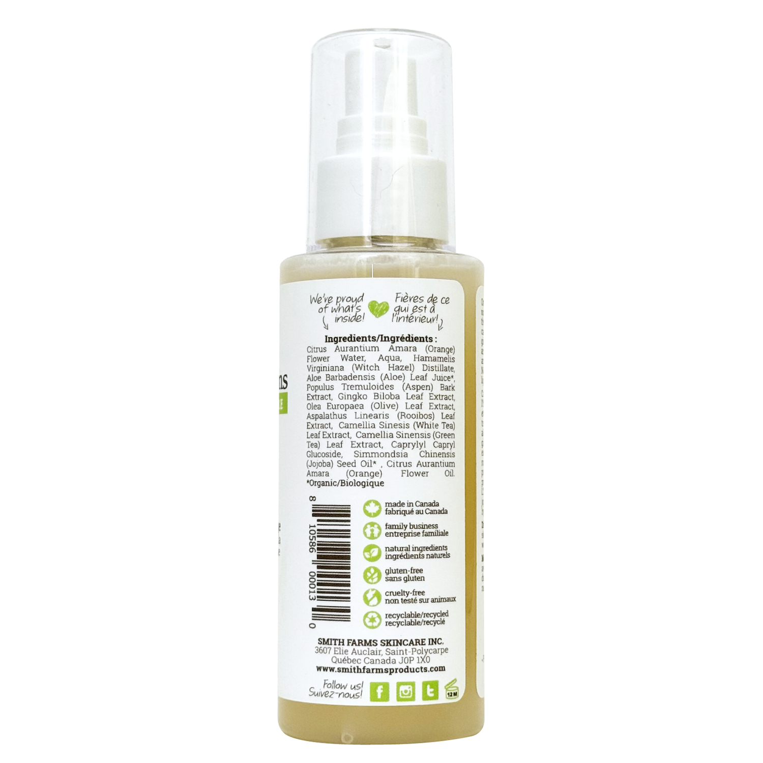 Orange Blossom Facial Toner