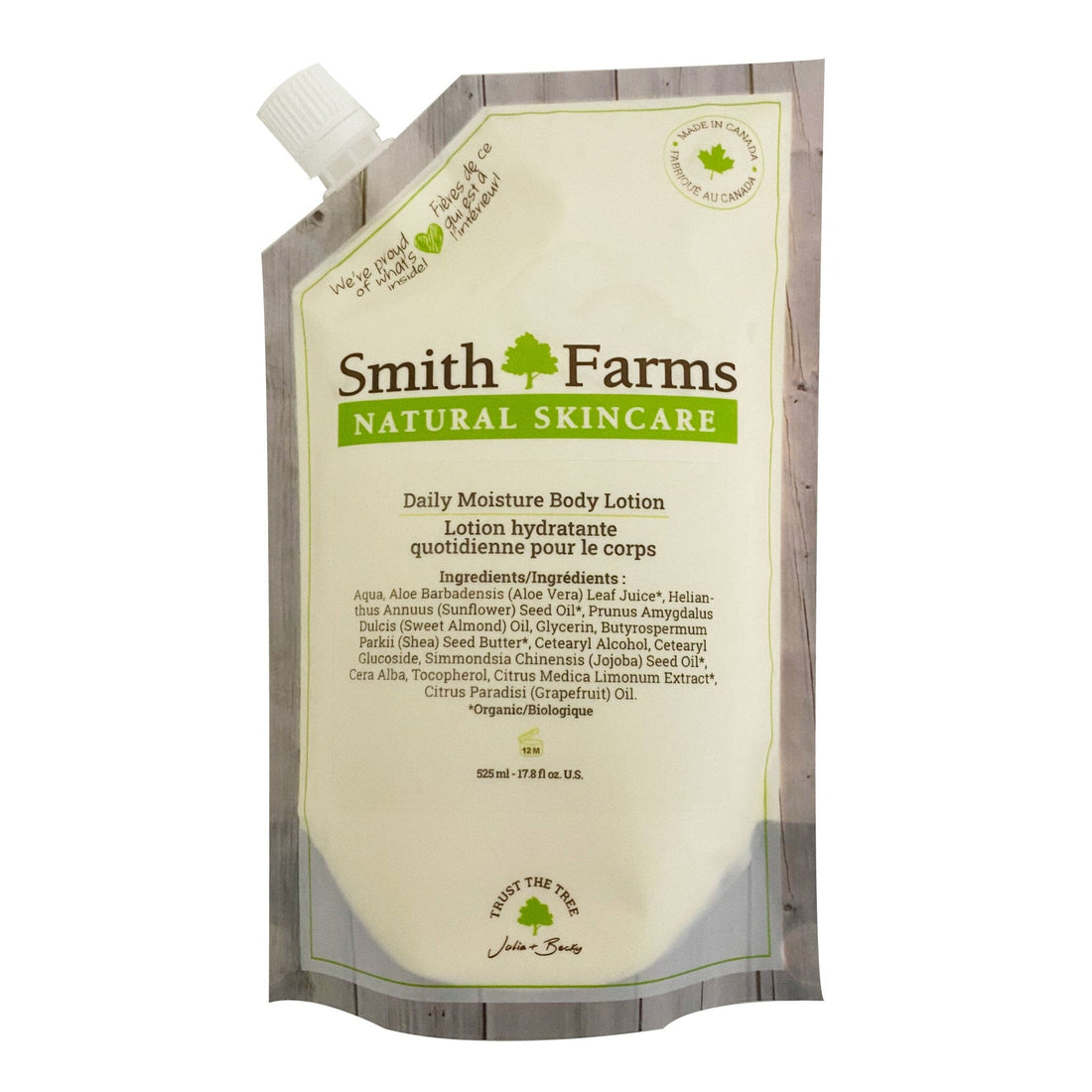 Daily Moisture Body Lotion Body Care,Our Products Smith Farms 525 ml (refill)