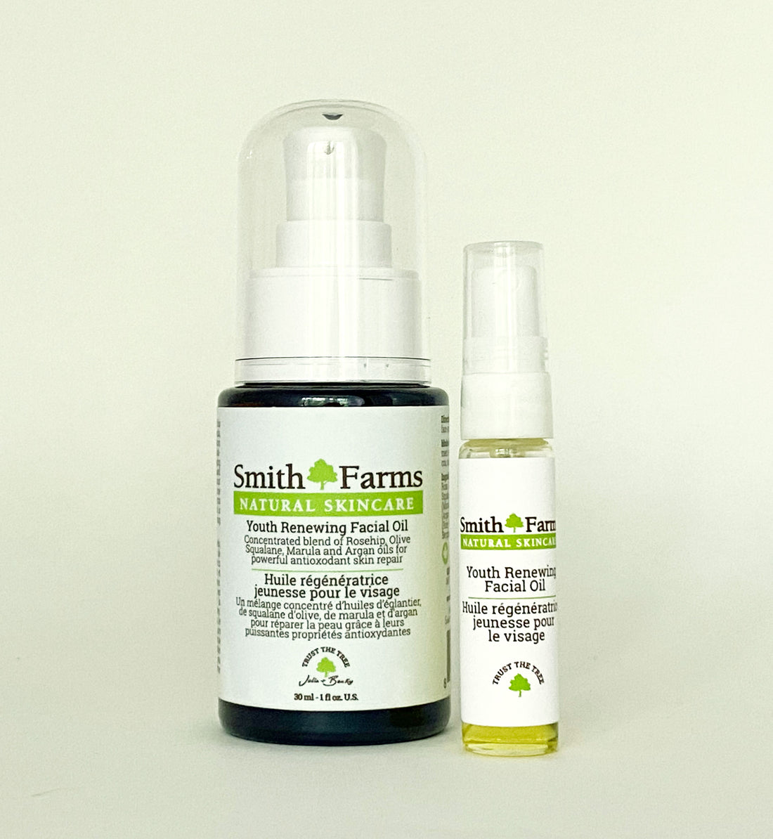 Échantillon de Huile régénératrice jeunesse pour le visage