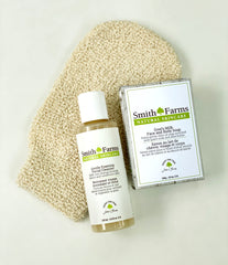 Mitaine de bain exfoliante en chanvre