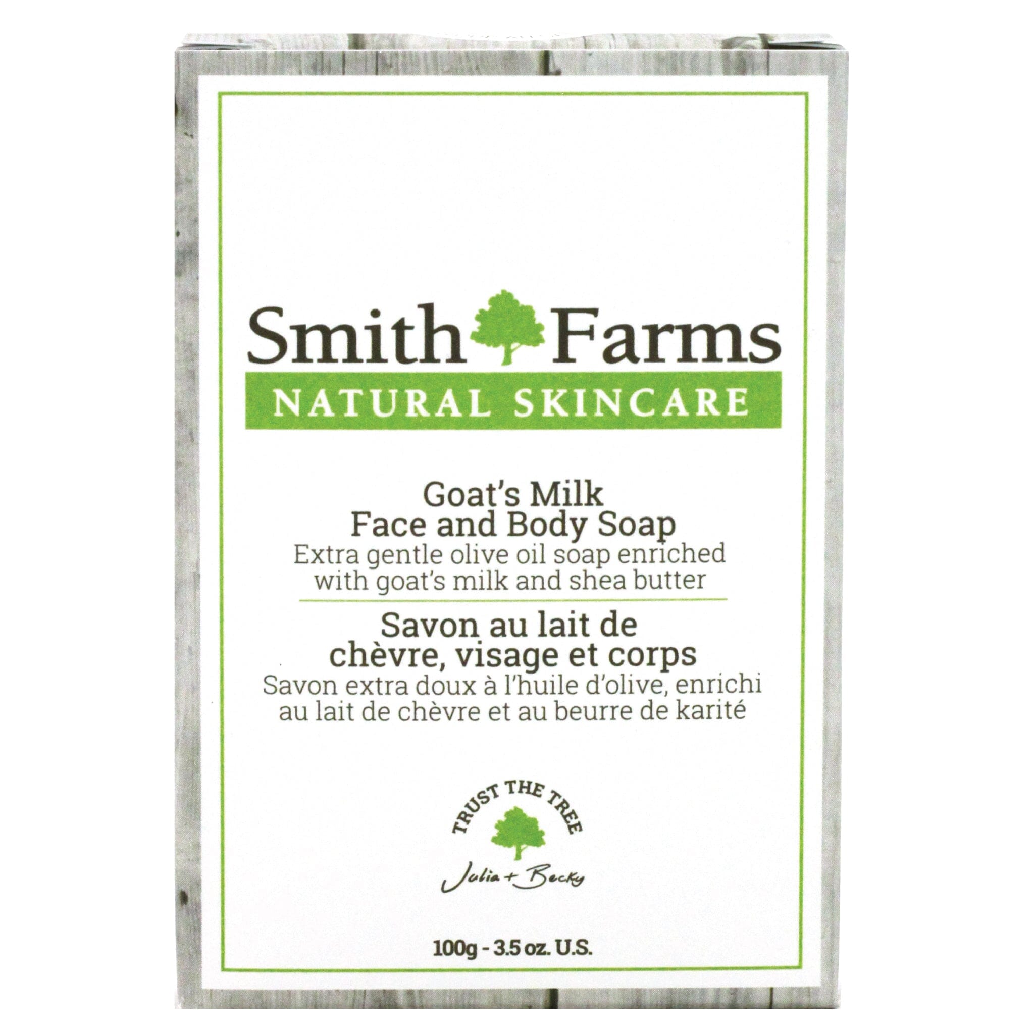 Smith Farms  - Goat's Milk Face and Body Bar - Front